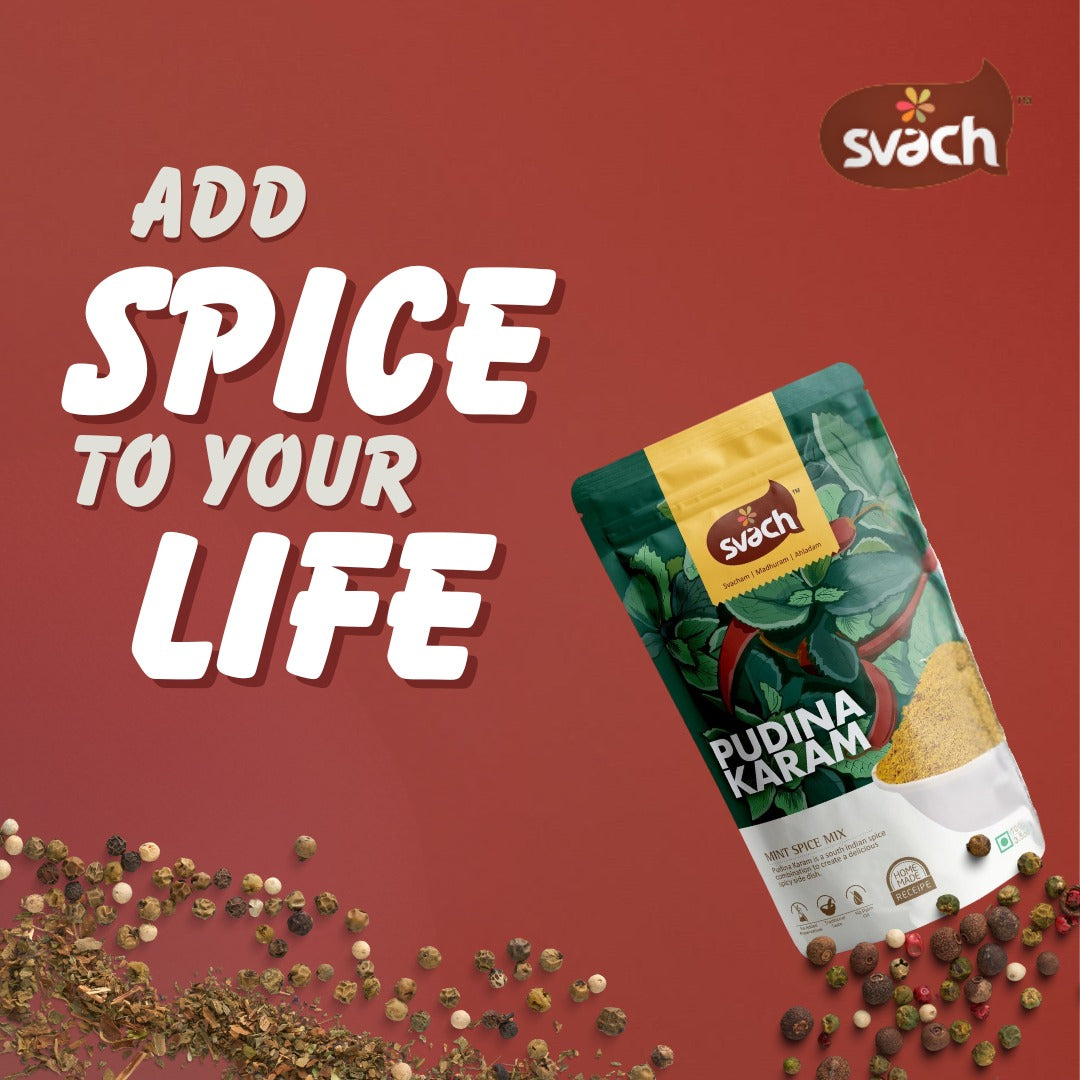 Svach Pudina Karam | Mint Spice Mix | (200 G)