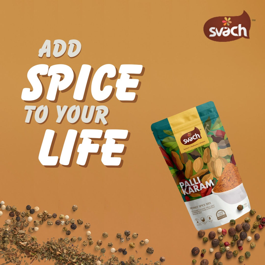 Svach Palli Karam | Verkadalai Podi | Groundnut Podi | Peanut Spice Mix (200 G)
