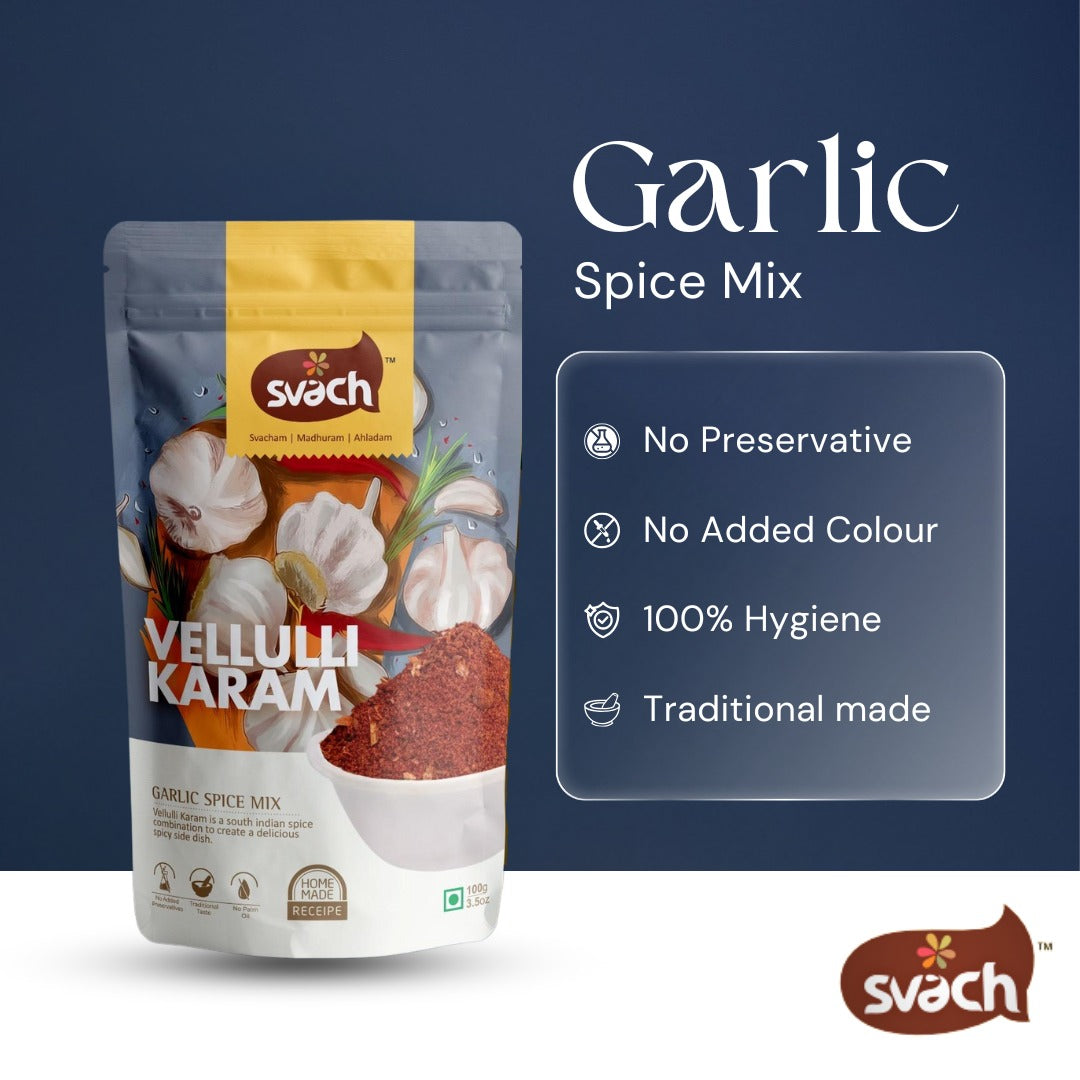 Svach Vellulli Karam | Ellipaya Karam | Garlic Spice Mix (200 G)